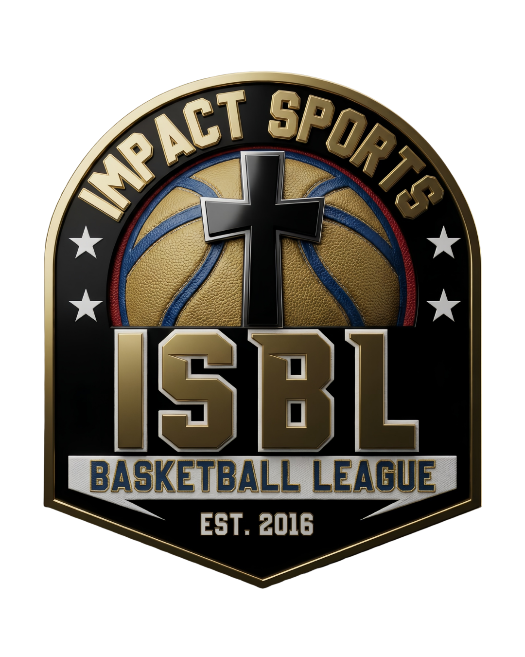 IMPACT SPORTS BASKETBALL LEAGUE logo
